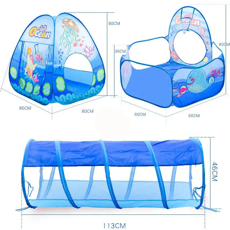 3 In 1 Children Ball Pool