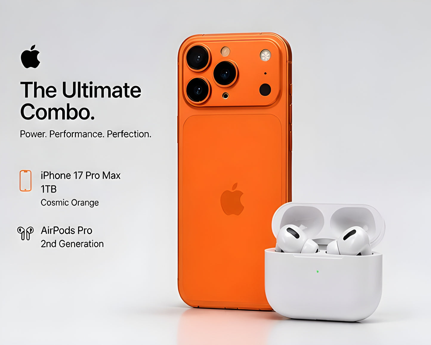 iPhone 17 Pro Max 1TB + FREE AirPods Pro 2nd generation – Limited Luxury Deal (Copy)